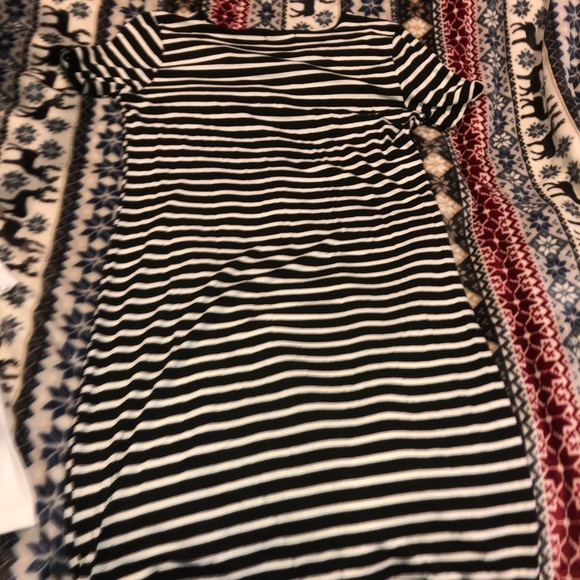 Heart Hips Black and White Dress - Picture 2 of 3